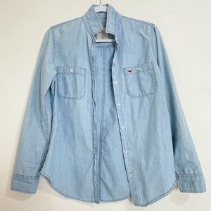 Hollister Button Down Denim Shirt